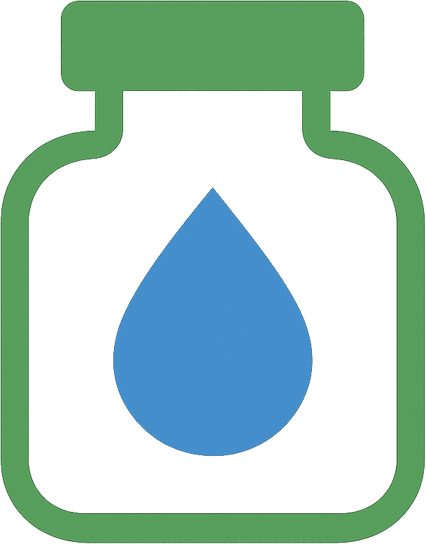 Ikona przedstawiająca aplikację żywic epoksydowych i poliuretanowych — uszczelnianie szamb Wrocław, trwała powłoka ochronna.
